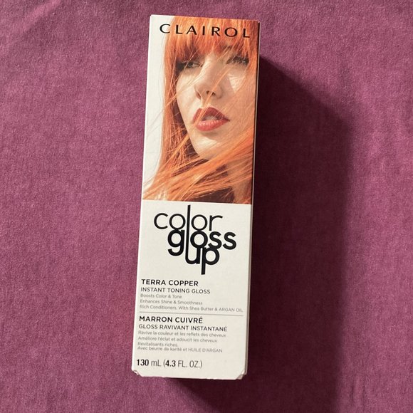 5 NEW Boxes Clairol Color Gloss Up Semi Permanent Hair Color, Terra Copper Color - Picture 3 of 5